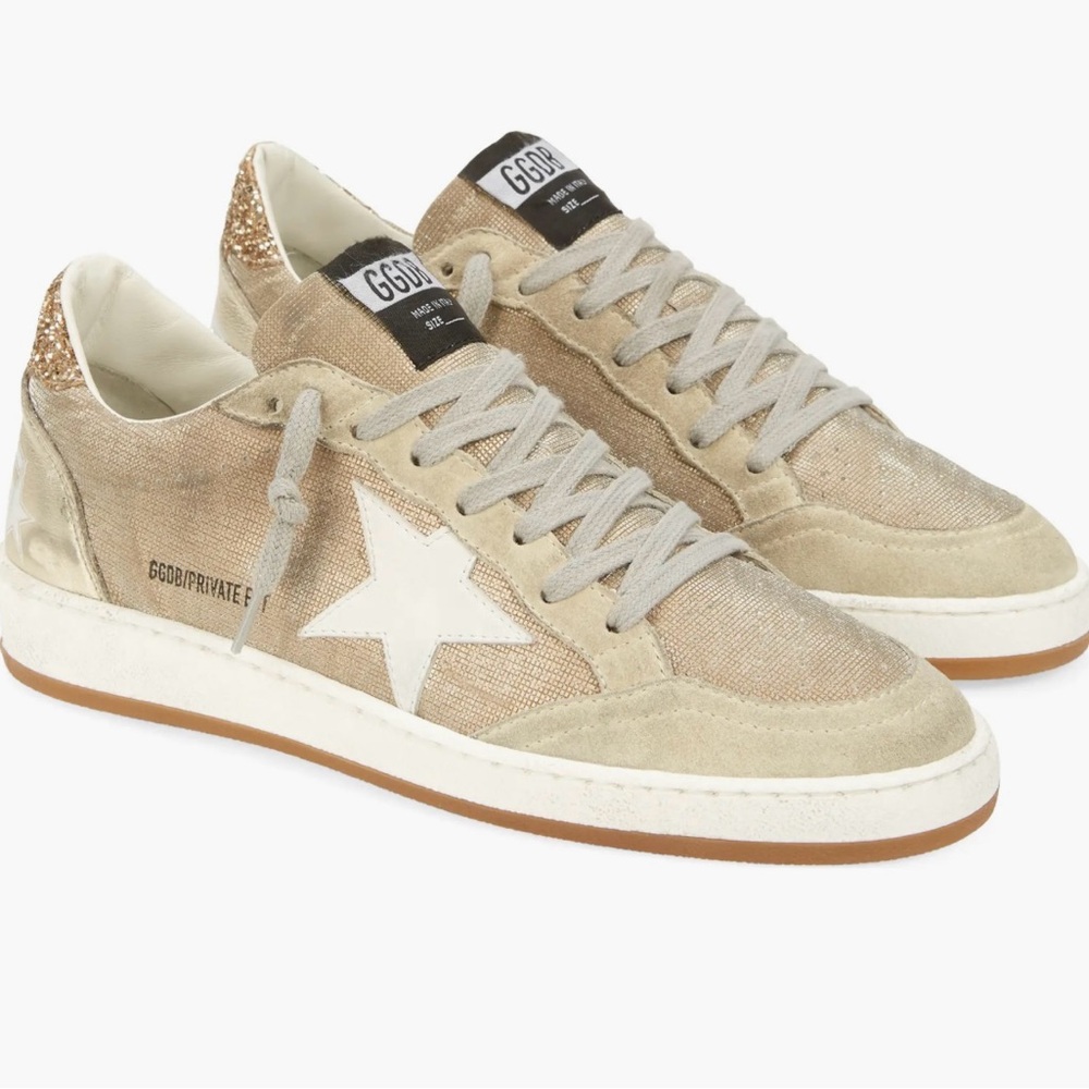 Like New Golden Goose Ball Star Women’s Gold size 9/39